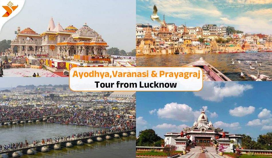 Ayodhya Varanasi & Prayagraj Tour from Lucknow